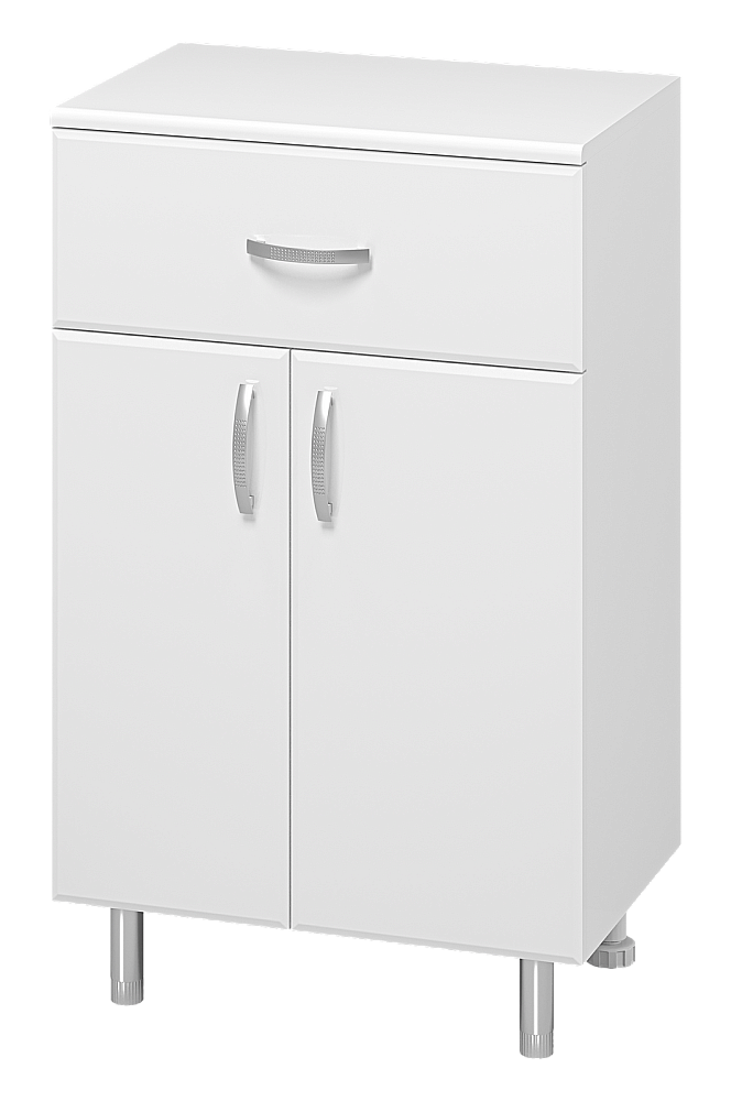 Тумба Misty Люси 50 Э-Люс07050-011Бк белый для ванной в интернет-магазине сантехники Sanbest