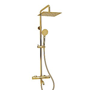Душевая система WasserKRAFT Sauer A188.256.348.PG Thermo золото купить в интернет-магазине сантехники Sanbest