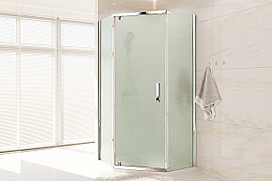 Душевой уголок Royal Bath RB 120TR-C-CH 120х120 стекло матовое/профиль хром купить в интернет-магазине Sanbest