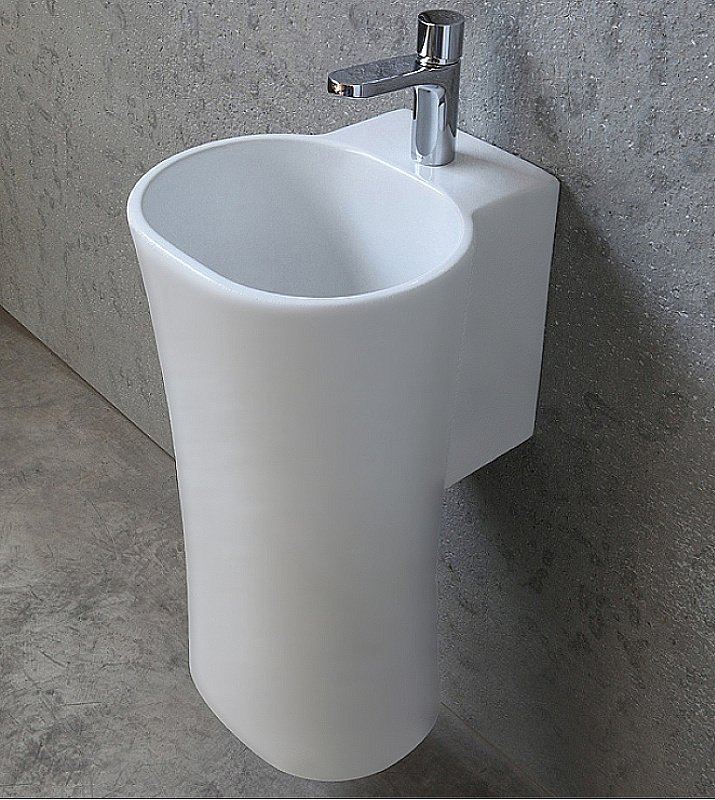 Раковина подвесная Azzurra Nativo 35 NAT200/1 bi*1  белая купить в интернет-магазине Sanbest