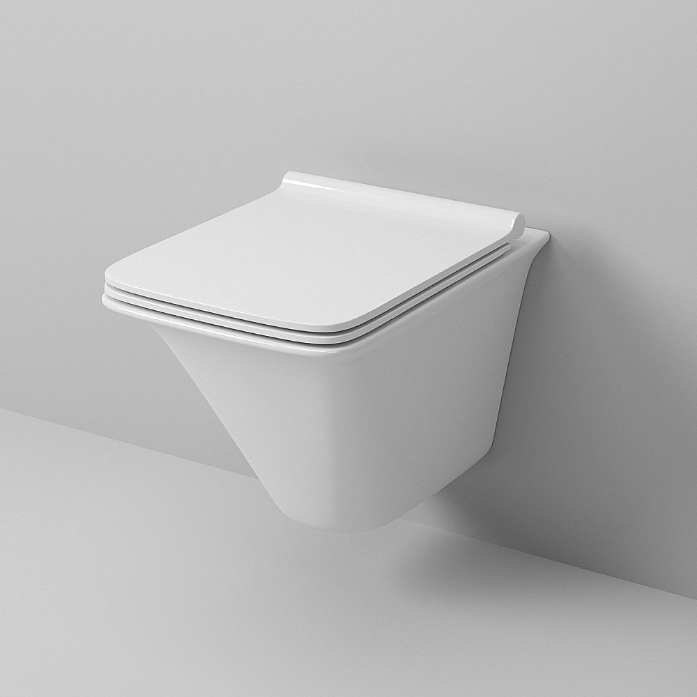 Унитаз подвесной Grossman GR-4413S безободковый, с крышкой микролифт купить в интернет-магазине Sanbest