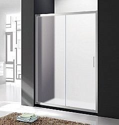 Душевая дверь Cezares Molveno BF-1-110 хром матовый купить в интернет-магазине Sanbest