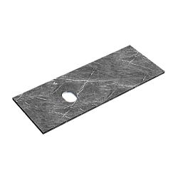 Столешница Sancos 120х46 TT120A1XL/R черный мрамор для ванной в интернет-магазине сантехники Sanbest