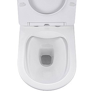 Унитаз подвесной Vincea EDGE-M VT1-37 безободковый, с крышкой микролифт, белый купить в интернет-магазине Sanbest