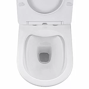 Унитаз подвесной Vincea EDGE-M VT1-37 безободковый, с крышкой микролифт, белый купить в интернет-магазине Sanbest
