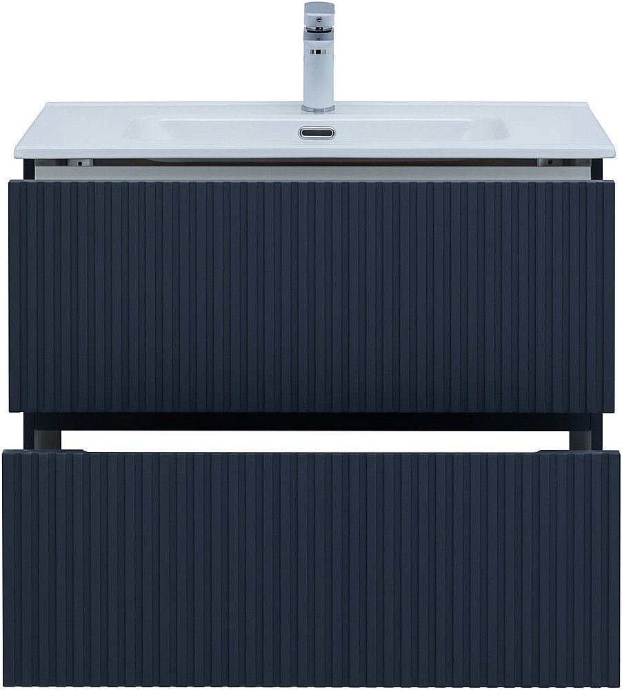 Тумба с раковиной Aquanet Джейн 80 маренго для ванной в интернет-магазине Sanbest