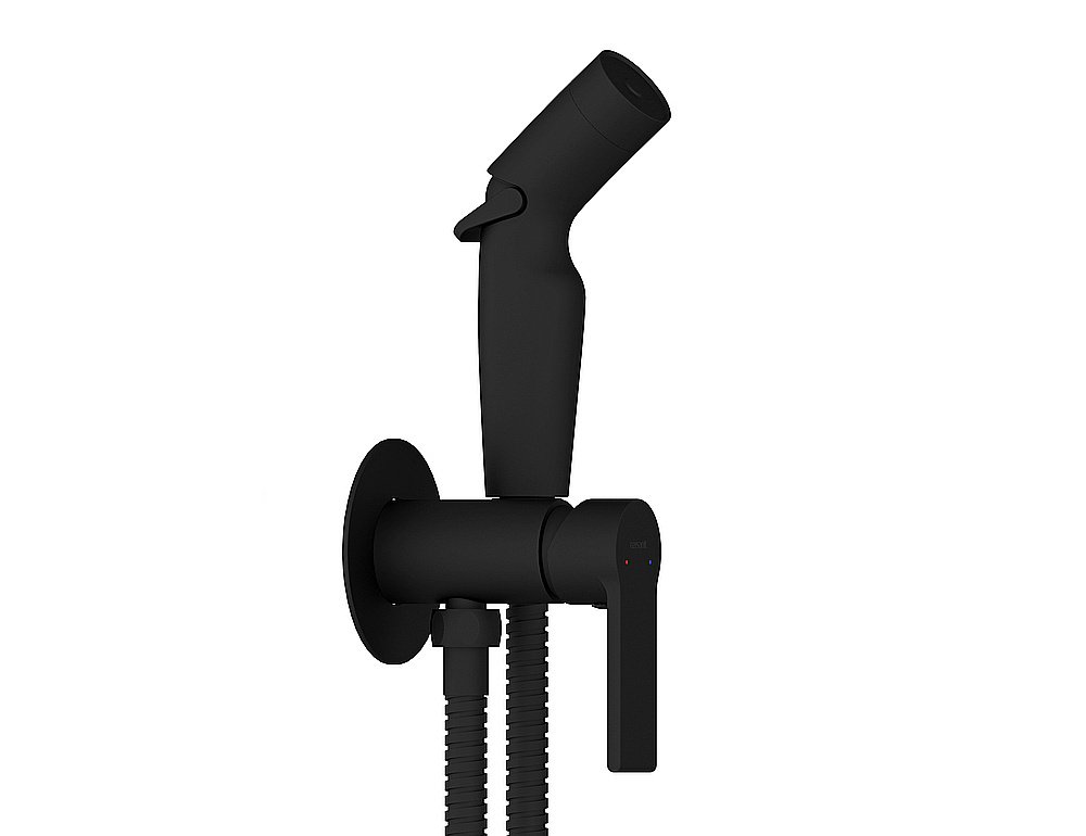 Гигиенический душ Cersanit Brasko Black 64103 черный матовый купить в интернет-магазине сантехники Sanbest