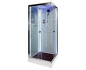 Душевая кабина DTO K402S 120x90 LED с электрикой прозрачная/хром купить в интернет-магазине Sanbest