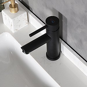 Смеситель для раковины Gid Berlin SS080-BM-K черный матовый купить в интернет-магазине сантехники Sanbest