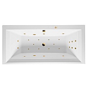 Ванна акриловая EXCELLENT Crown Grand ULTRA WAEX.CRG19.ULTRA.GL 190x90 белая с гидромассажем купить в интернет-магазине Sanbest