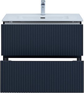 Тумба с раковиной Aquanet Джейн 80 маренго для ванной в интернет-магазине Sanbest