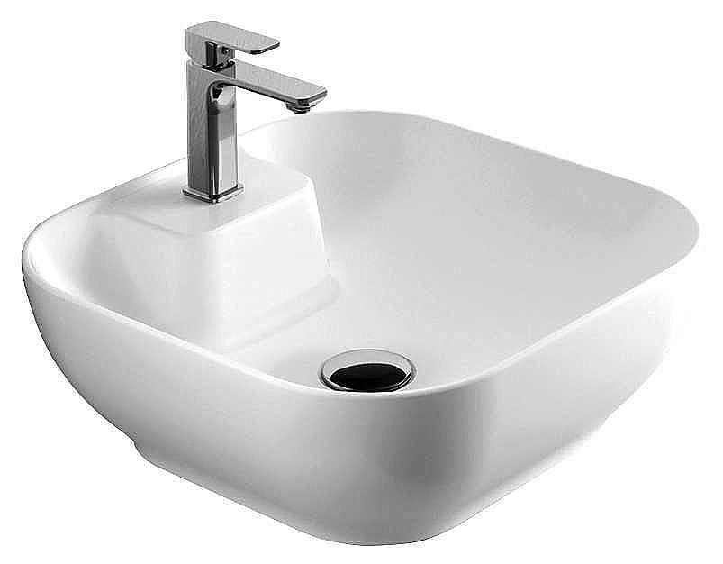 Раковина накладная Bien Motto 42 MTLG04201FD1W5000 белая купить в интернет-магазине Sanbest