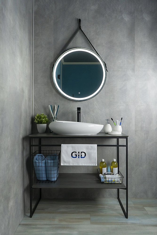 Раковина накладная Gid Creativo 59 N9050 51167 белая купить в интернет-магазине Sanbest