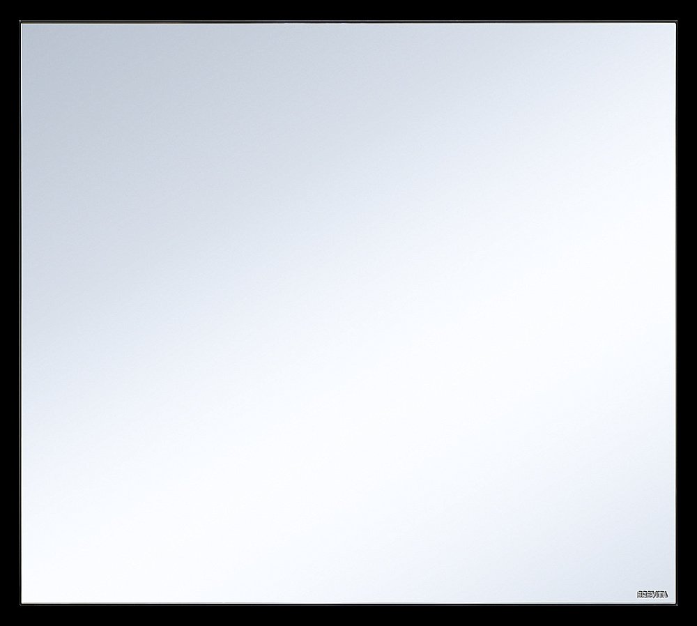 Зеркало Misty MARS 90x80 черное матовое в ванную от интернет-магазине сантехники Sanbest