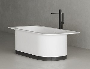 Ванна Salini NINFEA S-Stone Solix S-Shine 180х82 белая матовая купить в интернет-магазине Sanbest