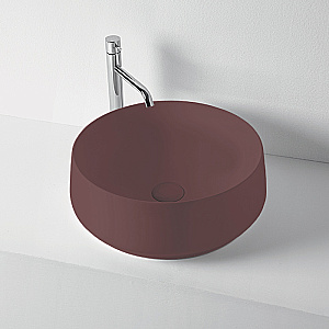 Раковина Kerasan F10 43 4304 Бургундский матовый купить в интернет-магазине Sanbest