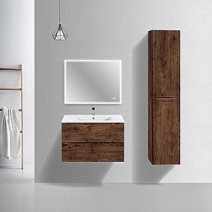 Тумба с раковиной Vincea Mia Slim 800 R.Wood для ванной в интернет-магазине Sanbest