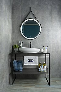 Раковина накладная Gid Creativo 59 N9050 51167 белая купить в интернет-магазине Sanbest