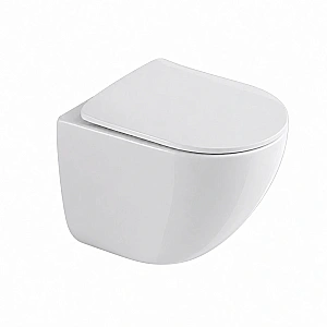 Унитаз подвесной GID Tr2199TF 62301Y безободковый, слив торнадо, с крышкой микролифт, синий матовый купить в интернет-магазине Sanbest