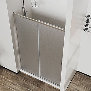 Душевая дверь Vincea City VDS-5CT140MT 140 стекло текстурное/профиль хром купить в интернет-магазине Sanbest