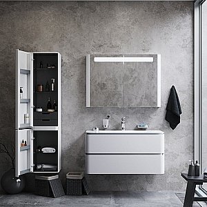 Тумба с раковиной AM.PM Sensation 100 белая глянцевая для ванной в интернет-магазине Sanbest