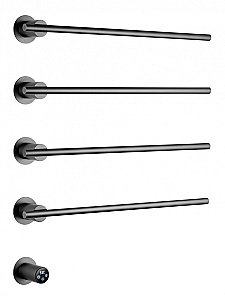 Полотенцесушитель электрический встраиваемый WONZON & WOGHAND DORTMUND, Темный графит (WW-A364-GM) купить в интернет-магазине сантехники Sanbest