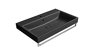 Раковина GSI NUBES 80 9622126 Ardesia Matte черная матовая купить в интернет-магазине Sanbest