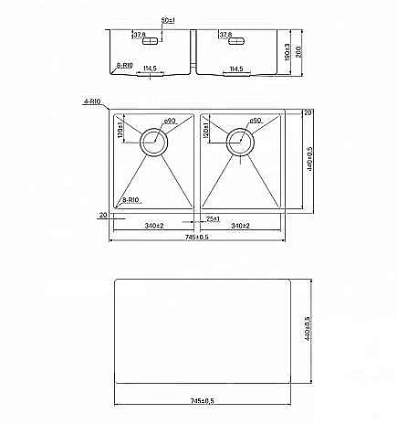 Кухонная мойка Iddis Edifice EDI75B2i77 золото купить в интернет-магазине сантехники Sanbest