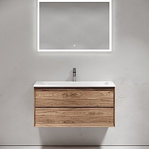 Тумба с раковиной Sancos Marmi 2.0 MR2.0100ECH дуб чарльстон для ванной в интернет-магазине Sanbest