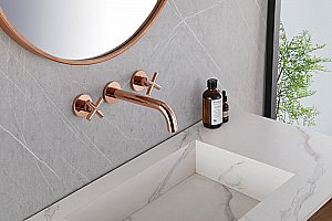 Смеситель для раковины Abber WASSER KREIS AF81121RG розовое золото купить в интернет-магазине сантехники Sanbest