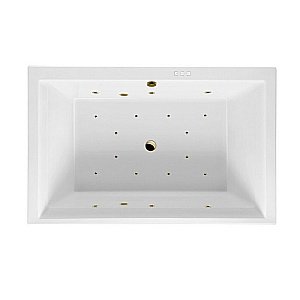 Ванна акриловая EXCELLENT Crown Lux RELAX WAEX.CRO19.RELAX.BR 190x120 белая с гидромассажем купить в интернет-магазине Sanbest