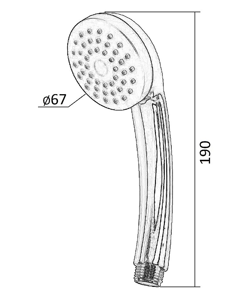 Душевая гарнитура Orange LMP01cr хром купить в интернет-магазине сантехники Sanbest