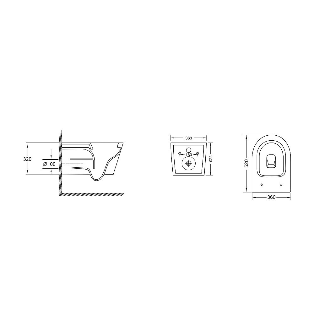 Унитаз подвесной Grossman GR-4457BMS безободковый, с крышкой микролифт, черный матовый купить в интернет-магазине Sanbest