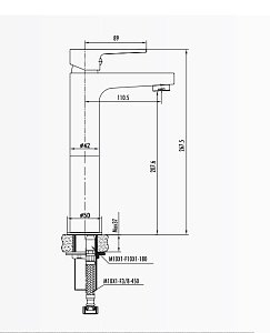 Смеситель для раковины Creavit SHARP SR6500C купить в интернет-магазине сантехники Sanbest