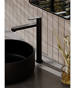 Cмеситель для раковины Agger Sweet A2712144 черный матовый купить в интернет-магазине сантехники Sanbest