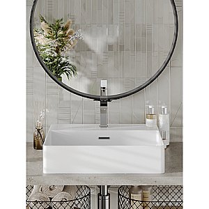 Раковина накладная Orange 50 B04-500w белая купить в интернет-магазине Sanbest