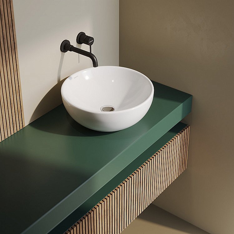 Раковина Berges Mascon 45 181002 белая купить в интернет-магазине Sanbest