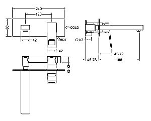 Смеситель для раковины Timo Briana 7171/00SM купить в интернет-магазине сантехники Sanbest