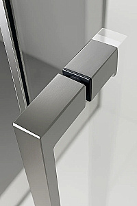 Душевая дверь Timo TDSS-140/13C-8L/R 140 профиль никель/стекло прозрачное купить в интернет-магазине Sanbest