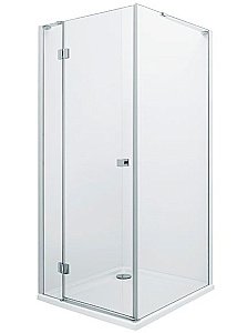 Душевой уголок Roca Metropolis 140x90 хром прозрачное стекло купить в интернет-магазине Sanbest