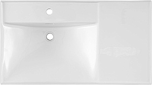Тумба с раковиной Aquanet Nova Lite 2.0 90 346318+347438 дуб рустикальный, левосторонняя для ванной в интернет-магазине Sanbest
