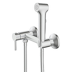 Гигиенический душ Azario Dies AZ-KFX04BN сатин купить в интернет-магазине сантехники Sanbest