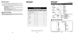 Душевая система Bravat ARC D224K-ENG черная купить в интернет-магазине сантехники Sanbest