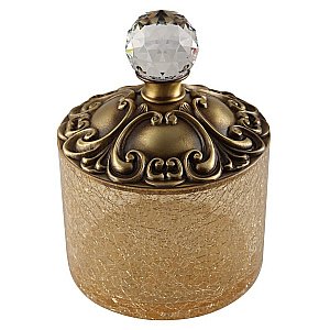Баночка Migliore Cristalia ML.CRS-60.228.BR бронза/swarovski купить в интернет-магазине сантехники Sanbest