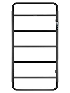 Полотенцесушитель электрический WONZON & WOGHAND WISMAR, Черный (WW-AL202-MB) купить в интернет-магазине сантехники Sanbest