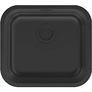 Кухонная мойка Paulmark Vello 48 VE48-MBN черная матовая купить в интернет-магазине сантехники Sanbest