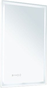 Зеркало Aquanet Оптима 288962 50 белый матовый в ванную от интернет-магазине сантехники Sanbest