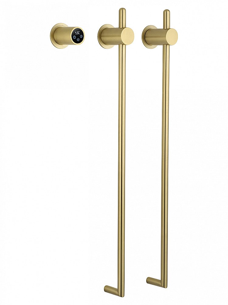 Полотенцесушитель электрический встраиваемый WONZON & WOGHAND LEIPZIG, Брашированное золото (WW-AL3621-BG) купить в интернет-магазине сантехники Sanbest