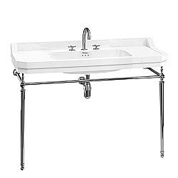 Консоль с раковиной Burlington Edwardian B19 3TH 120 для ванной в интернет-магазине сантехники Sanbest