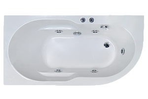 Гидромассажная ванна Royal Bath Azur Standart 170x80 купить в интернет-магазине Sanbest